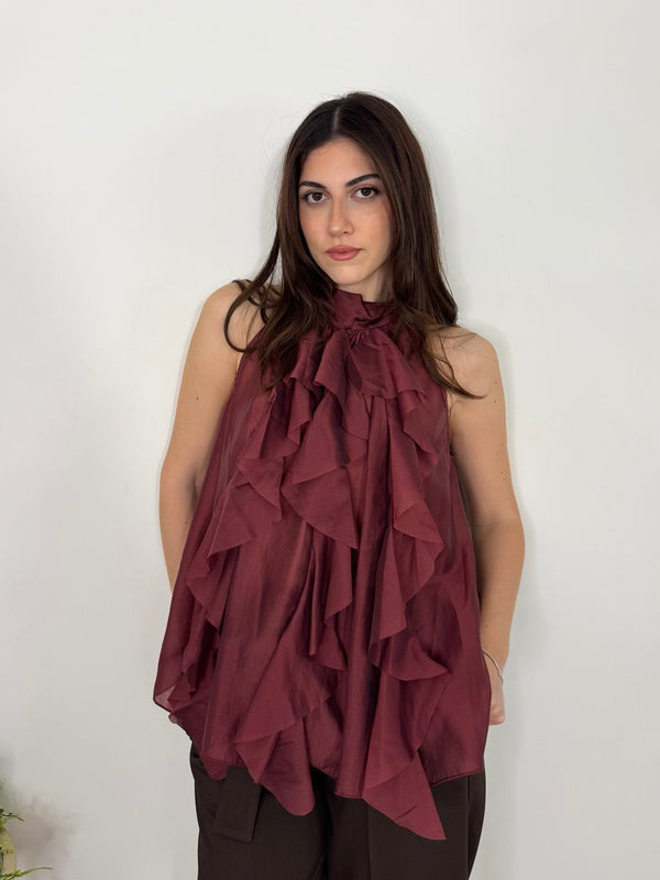 Blusa Rouches