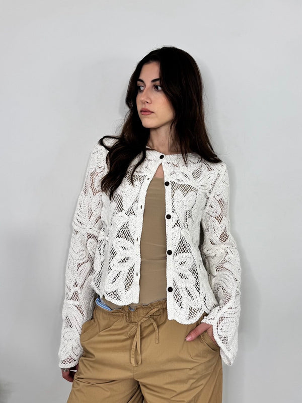 Cardigan Ricamo